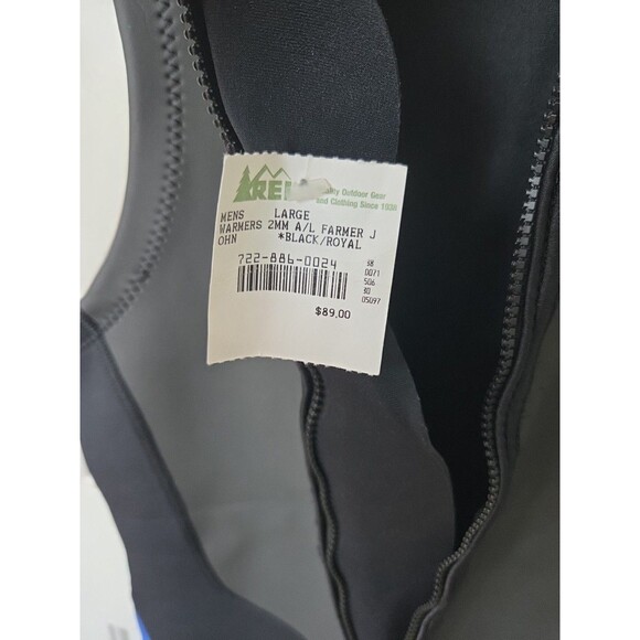 Warmers 2mm A/L Farmer John Men's Large Neoprene & Nylon Sleeveless Wetsuit NWT - Picture 5 of 8